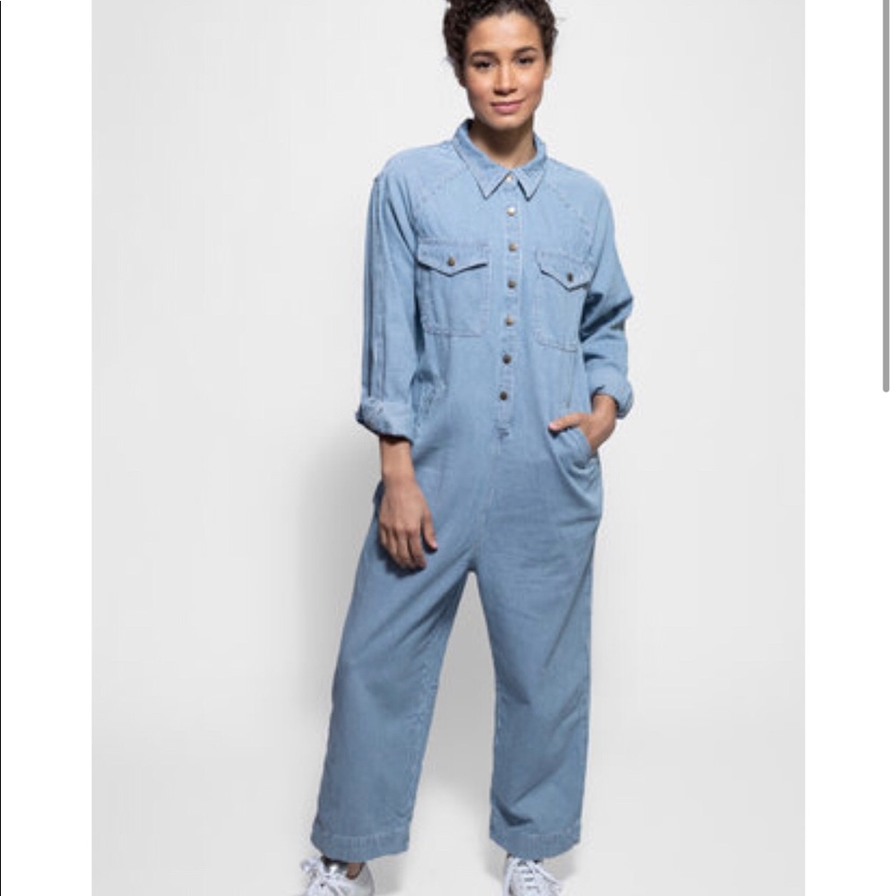The Great Boilplate Jumpsuit Denim